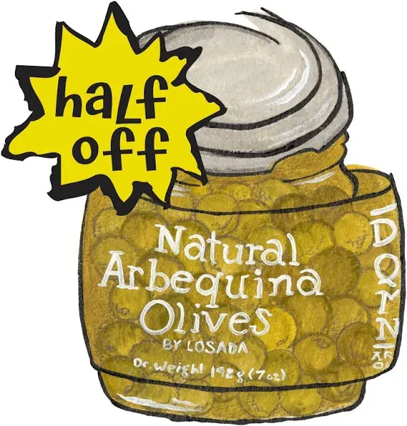 Dequmana Arbequina Olives