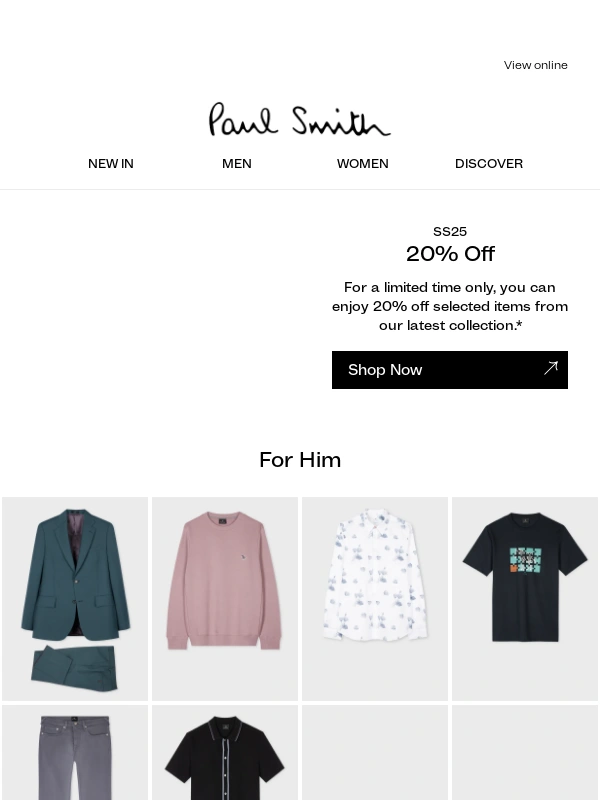 Paul Smith - 20% off selected styles