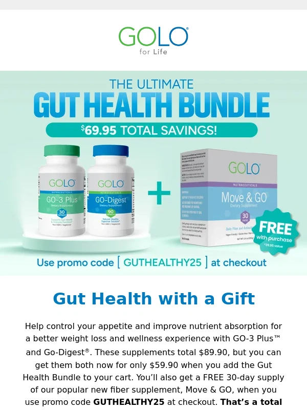 Golo - Do you have the guts? Discover ? our latest bundle