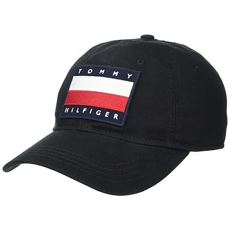Tommy Hilfiger Men's Cotton Tony Adjustable Baseball Cap