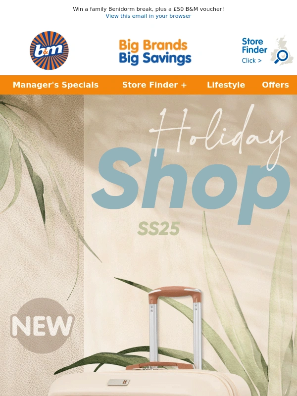 B&M - B&M's Holiday Shop is now open!