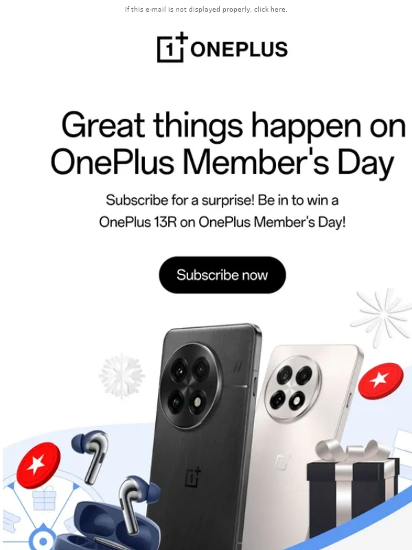 Oneplus - Win Big and Save More this OnePlus Member's Day
