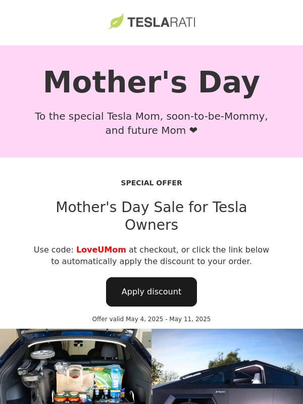 Teslarati - TESLARATI: What are you giving Mom?