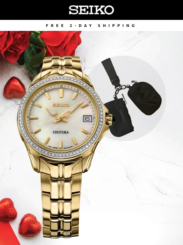 Seiko Watch - Exclusive Valentine’s Gift with Purchase!
