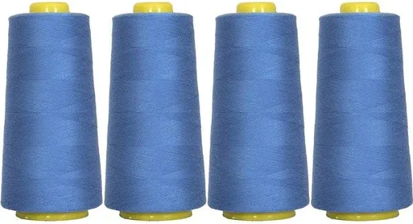 Four Cone Set of Polyester Serger Thread