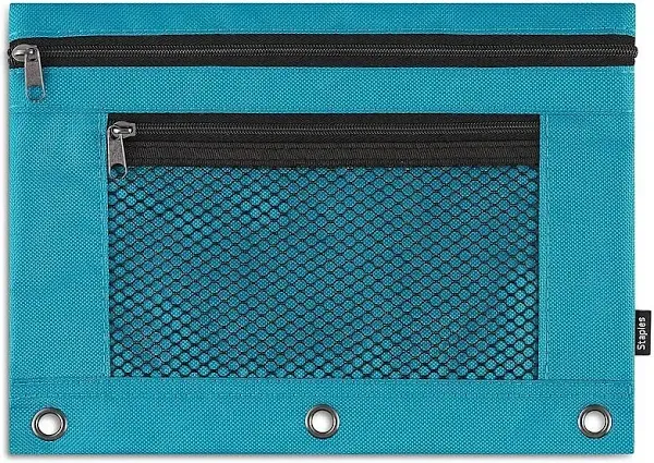 Staples Zipper Pencil Pouches