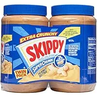SKIPPY Peanut Butter, Super Chunky, 40oz, 2pk