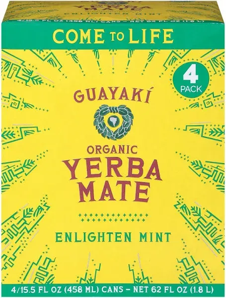 Guayaki Organic Enlighten Mint Yerba Mate