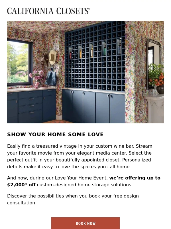 California Closets - Save up to $2,000: one month only