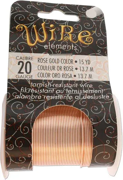 The Beadsmith Wire Elements 20-Gauge Lacquered Tarnish-Resistant Copper Wire