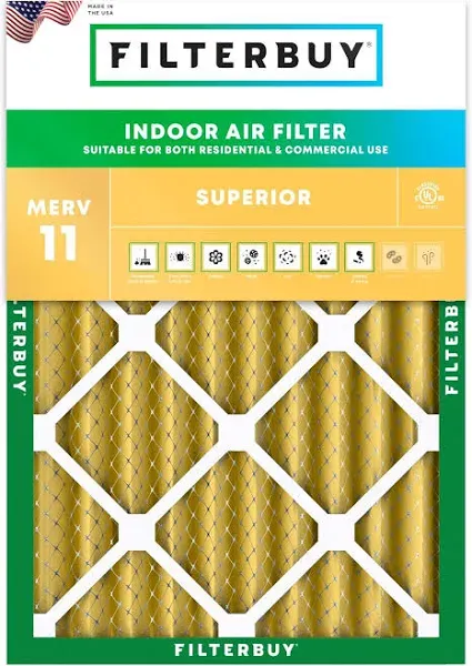 Filterbuy Air Filter Merv 11 Allergen Defense