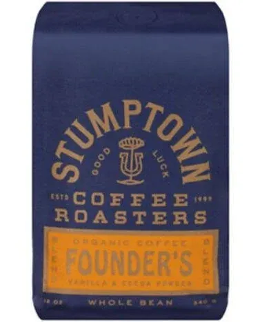 Stumptown Coffee Roasters Organic Founder's Blend Dark Roast Whole Bean Coffee
