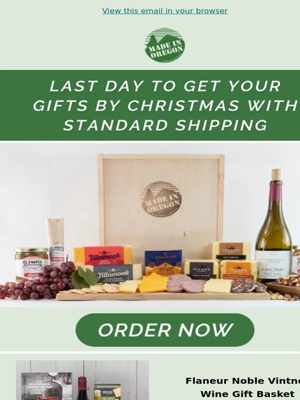 Made In Oregon - Last Chance ? Christmas Delivery with Standard Shipping