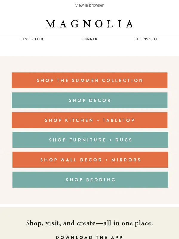 Magnolia Market - Enjoy 20% off through tomorrow