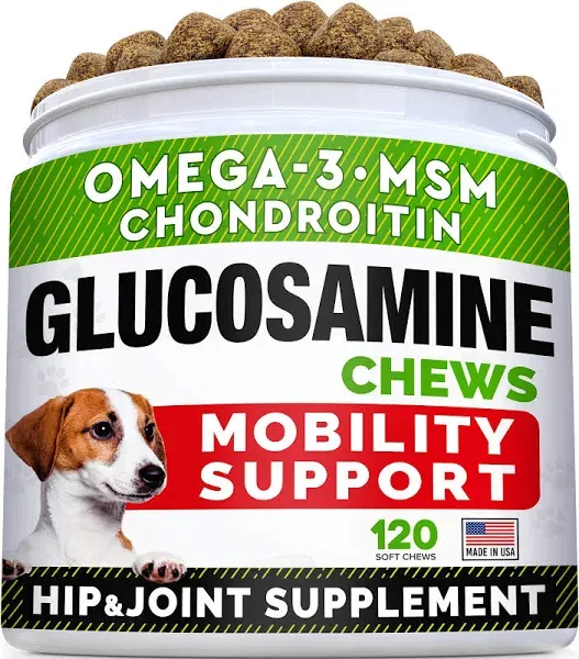 StrellaLab Glucosamine Chews for Dogs