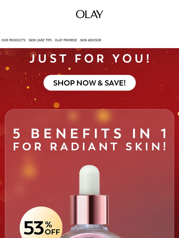 Olay - ? Last Chance for Christmas Savings: Up to 59% Off!