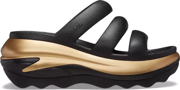 Crocs Mega Crush Metallic Triple Strap - Size: W9/M7 - Unisex