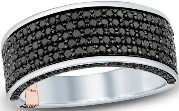 Jared Jewelers Pnina Tornai Men's Black Diamond Ring 1-1/2 ct tw 14K