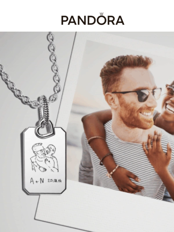 Pandora - Scarlett,upload a photo to engrave ?