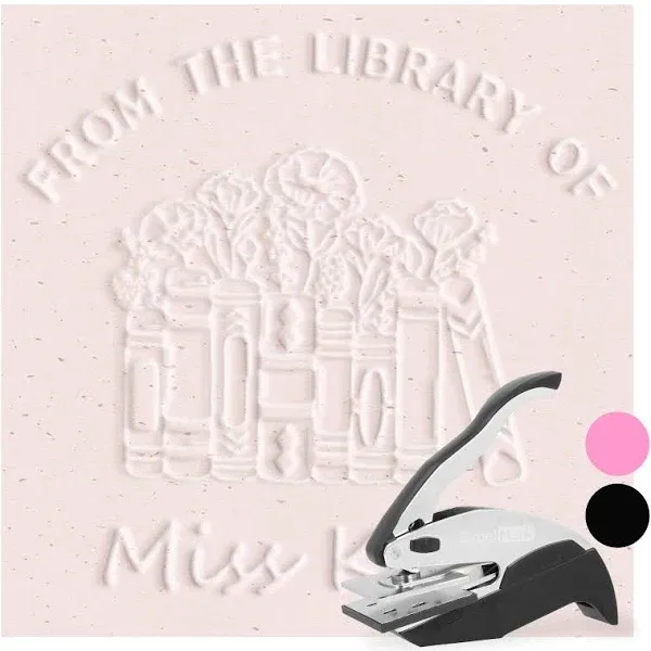 Floral Library Book Embosser