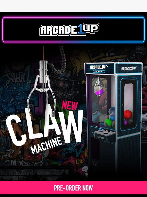 Arcade1Up - ?️ Your New Favorite Game Room Addition - CLAW MACHINE IS HERE!?