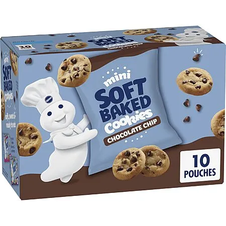 10-Count Pillsbury Mini Soft Baked Cookies (Chocolate Chip) $3.63 w/ S&S + Free Shipping w/ Prime or on $35+