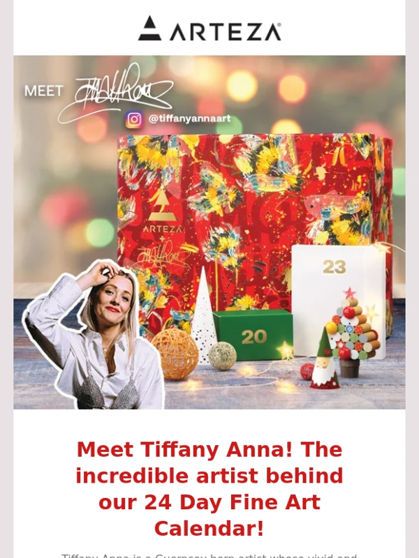 Arteza - Meet Tiffany Anna!