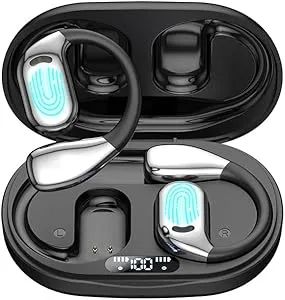 AI Earbuds Translate Real Time, 3-in-1 Ai Translator Earbuds 144 Languages & Accents Ear Bud Translator Device, AI Translation Earbuds fits iOS & Android for Travel Business Learning (Black)