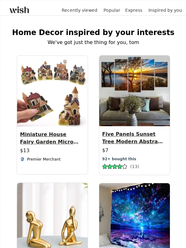 Wish - Catch up with 2025's decor trends. ? See what's trending