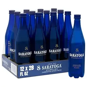 Saratoga Sparkling Water Plastic Bottle