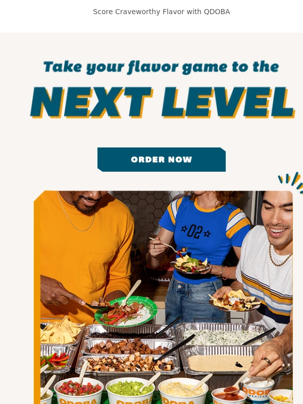 Qdoba - Your Game Day Wing Man: A QDOBA Hot Bar