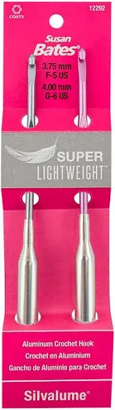 Silvalume Super Lightweight Aluminum Crochet Hook Set