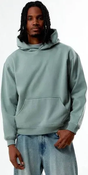 Pacsun Green Solid Hoodie