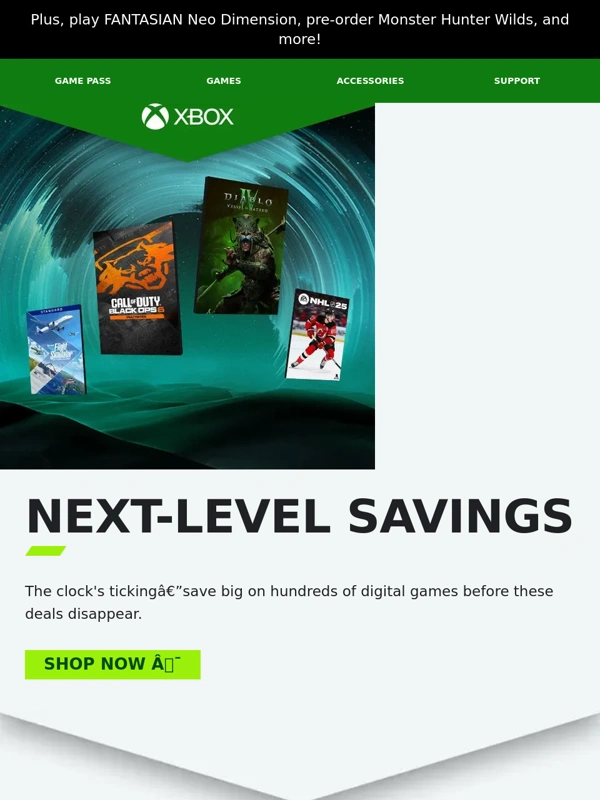 Xbox - Save big and score big on select digital names now available on Xbox!