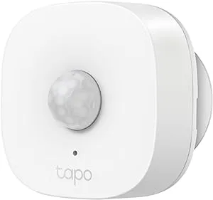 TP-Link Tapo Motion Sensor, Requires Tapo Hub, Long Battery Life w/Sub-1G Low-Power Wireless Protocol, Wide Range Detection, Adjustable Sensitivity, Real-Time Notification, Smart Action, Tapo T100