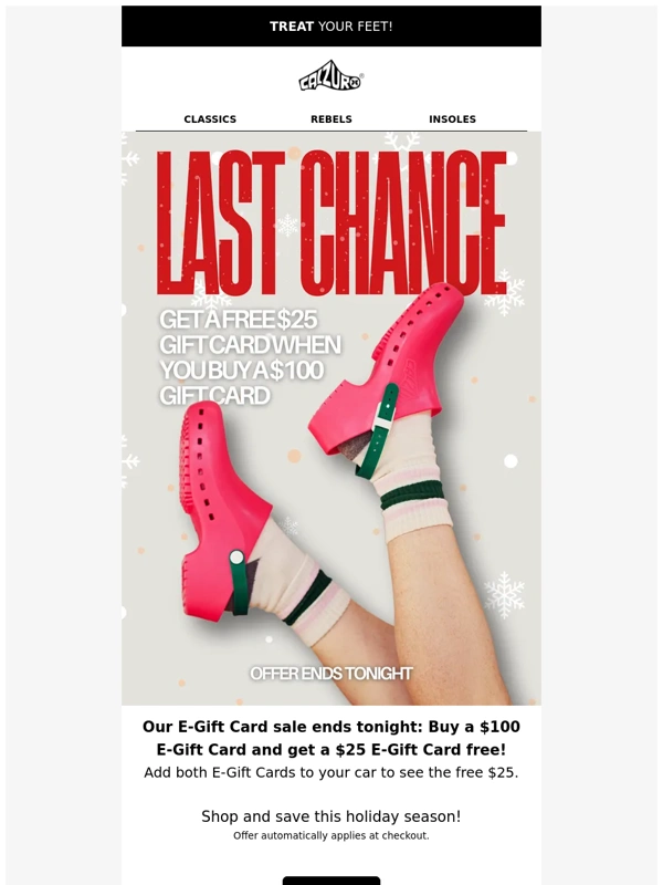 Calzuro - Last Chance to Save for the Holidays ?