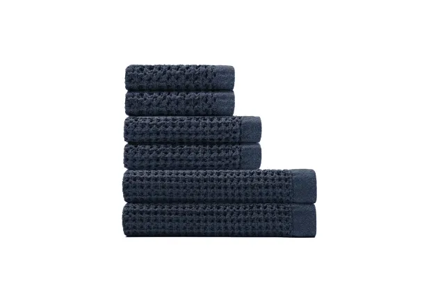 Onsen Waffle Bath Towel Bundle (6-Piece Set)