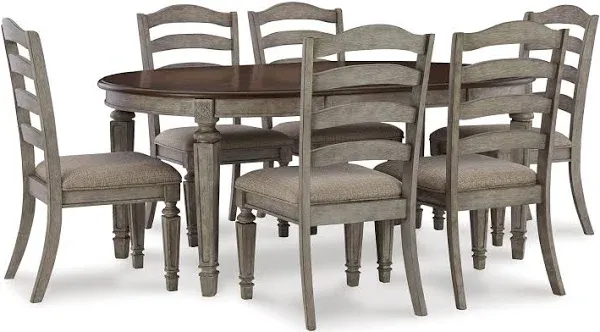 Ashley Lodenbay Two-Tone Dining Table with 6 Chairs