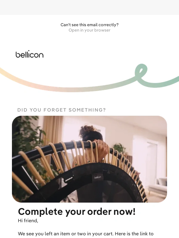 Bellicon - It looks like you left something behind