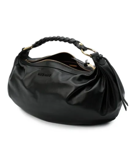 Miu Miu Prada Leather Hobo Shoulder Bag