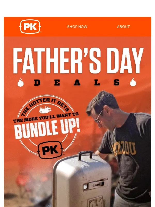 PK Grills - Father Day Deals - Up to $165 in Savings