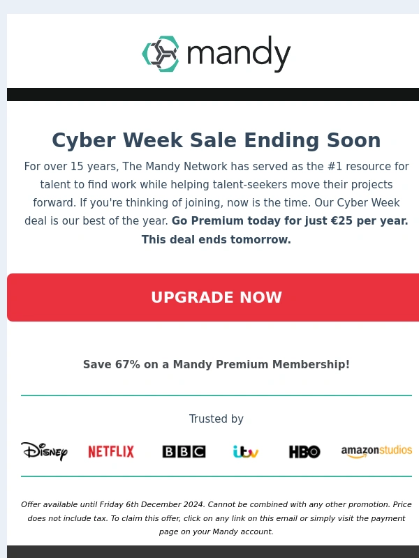 Mandy Crew - Final hours to save!