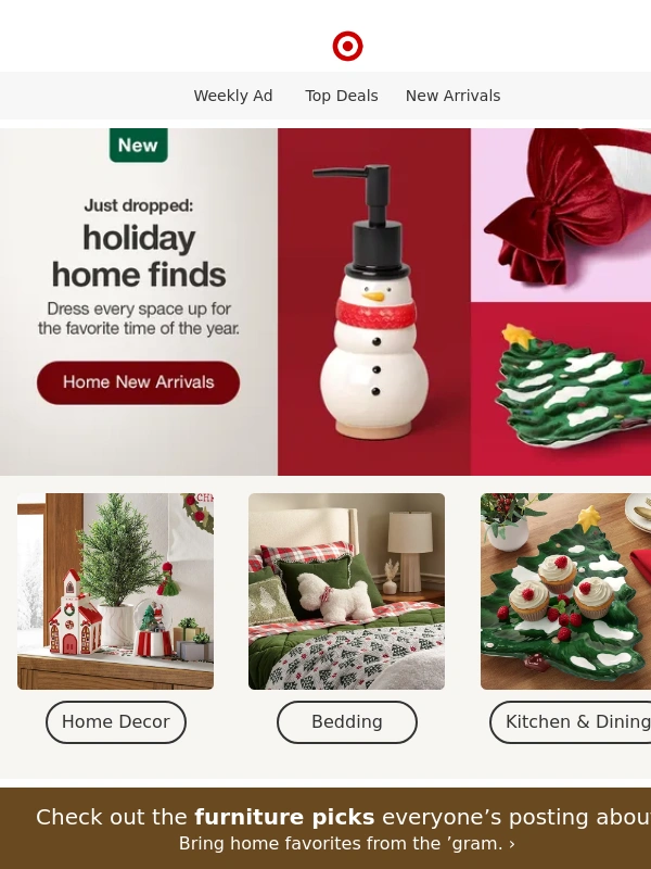 Target - What's new: holiday home edition ?