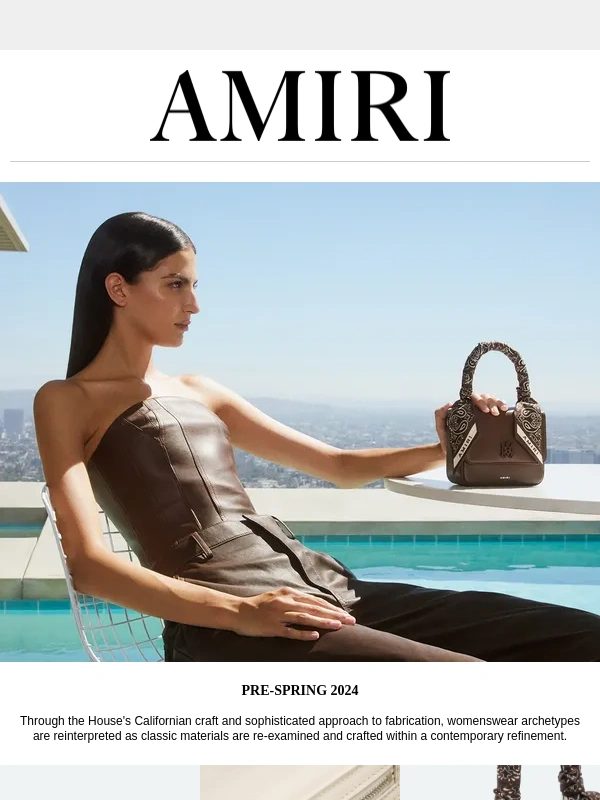 AMIRI - Introducing AMIRI's Pre-Spring 2024 Collection