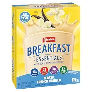 Carnation Breakfast Essentials Drink Classic French Vanilla