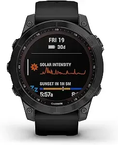 Garmin 010-02540-34 fenix 7 Sapphire Solar, adventure smartwatch