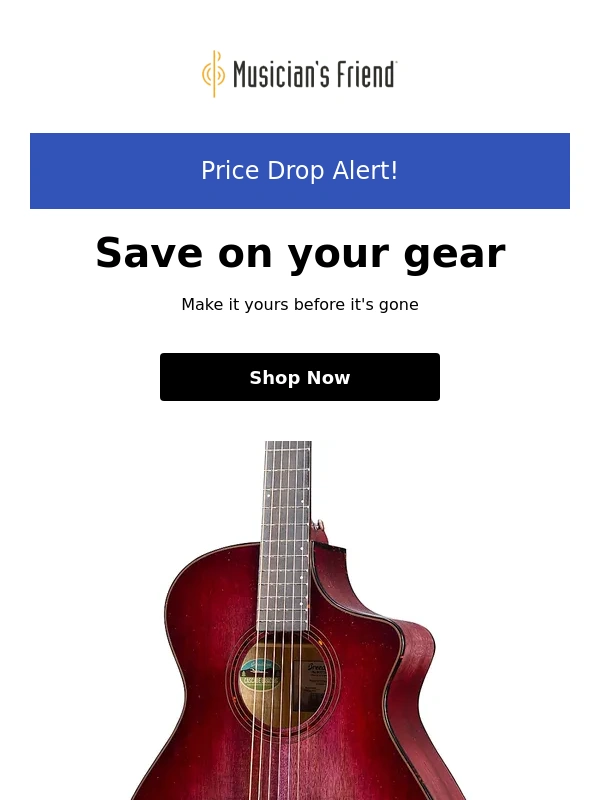Musicians Friend - Reminder: your picks are on sale