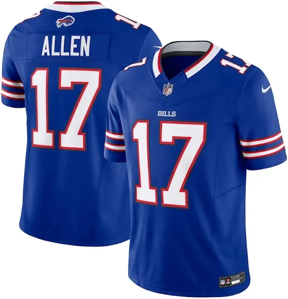 Nike Men's Josh Allen Buffalo Bills NFL 100 Vapor Limited Jersey