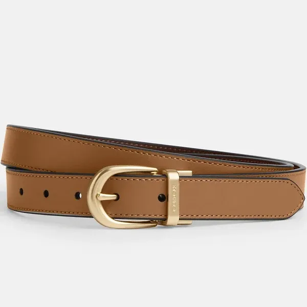 Coach Women's Classic Buckle Cut-to-Size Reversible Belt