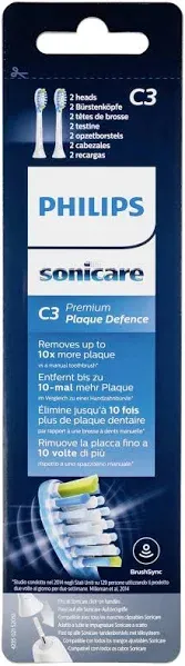 Philips Sonicare C3 Premium Plaque Defense Replacement Brush Heads